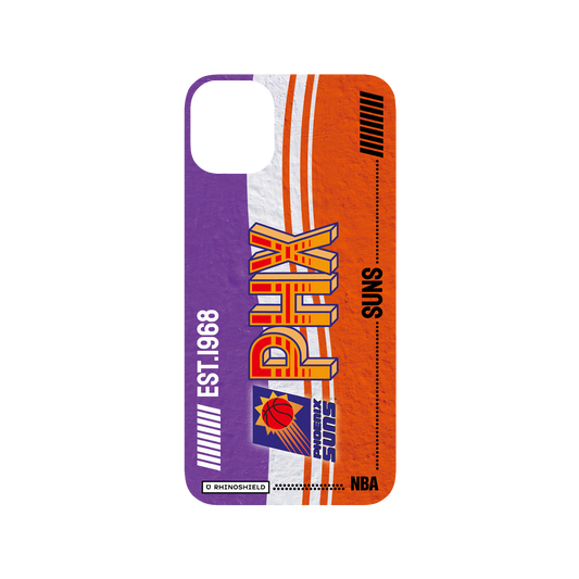 iPhone 11 犀牛盾SolidSuit聯名設計款防摔背蓋手機殼 NBA - 復古球員卡-鳳凰城太陽 Phoenix Suns - Vintage Card