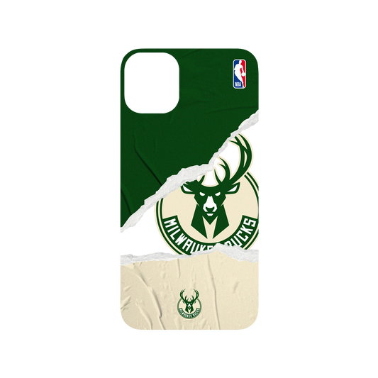 iPhone 11 犀牛盾SolidSuit聯名設計款防摔背蓋手機殼 NBA - 熱血系列-密爾瓦基公鹿 Milwaukee Bucks - Sweat and Tears