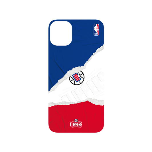 iPhone 11 犀牛盾SolidSuit聯名設計款防摔背蓋手機殼 NBA - 熱血系列-洛杉磯快艇 L.A Clippers - Sweat and Tears