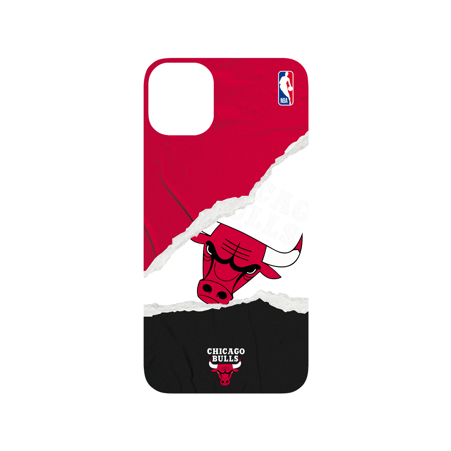 iPhone 11 犀牛盾SolidSuit聯名設計款防摔背蓋手機殼 NBA - 熱血系列-芝加哥公牛 Chicago Bulls - Sweat and Tears