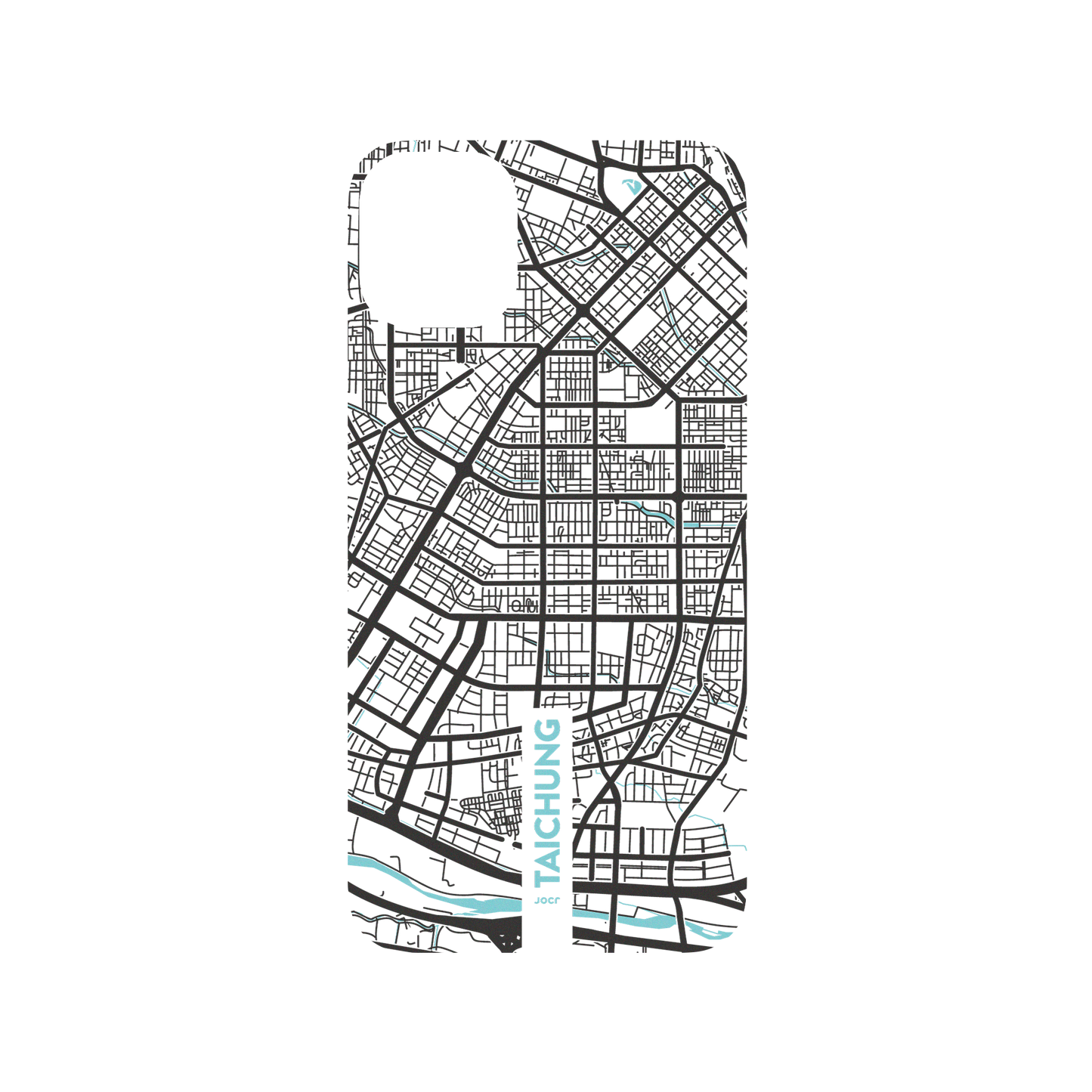 iPhone 11 犀牛盾SolidSuit聯名設計款防摔背蓋手機殼 JOCR - Taichung (Black Logo)