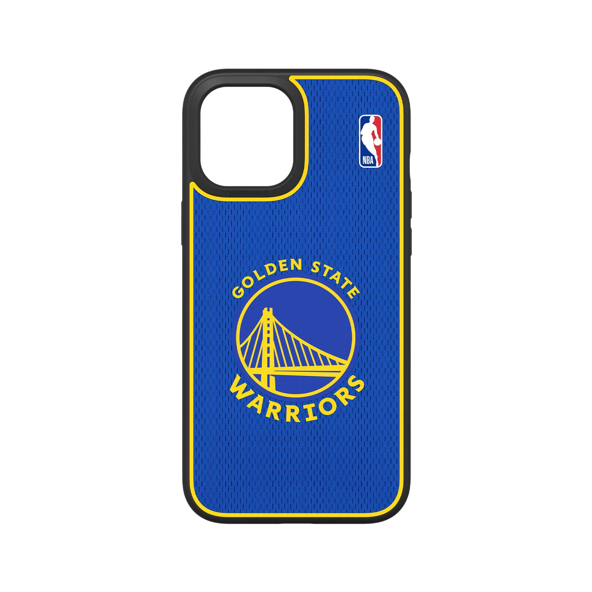 iPhone 12 Pro Max 犀牛盾SolidSuit聯名設計款防摔背蓋手機殼 NBA - 限量特別版 網布紋理-金州勇士 Golden State Warriors - Limited Edition Textured 3D Design