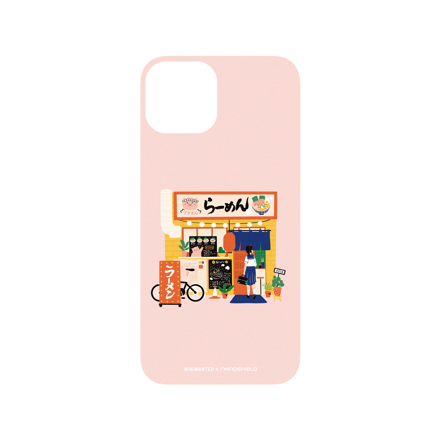 RHINOSHIELD X NINIWANTED SolidSuit iPhone 14 Case - Ramen Shop