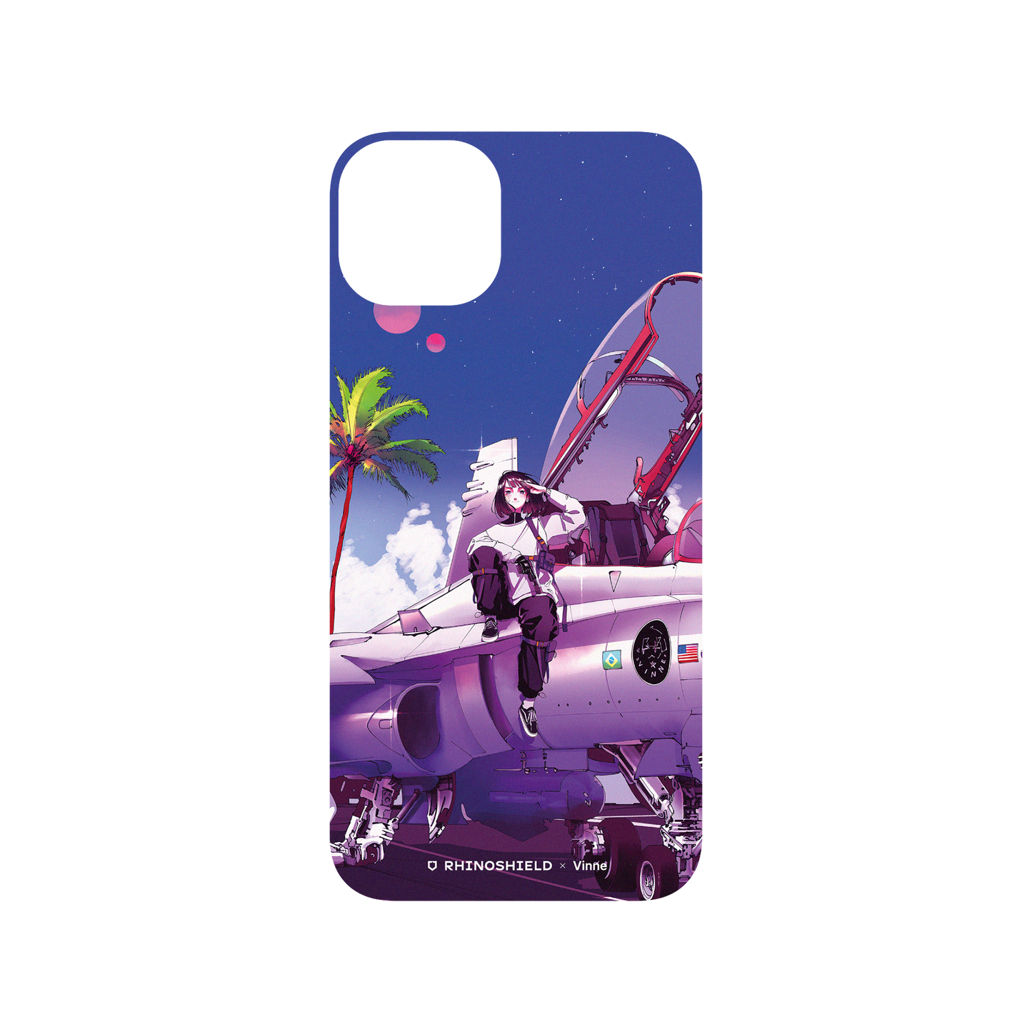 RHINOSHIELD X Vinne SolidSuit (MagSafe compatible) iPhone 14 Plus Case - Miami Stars