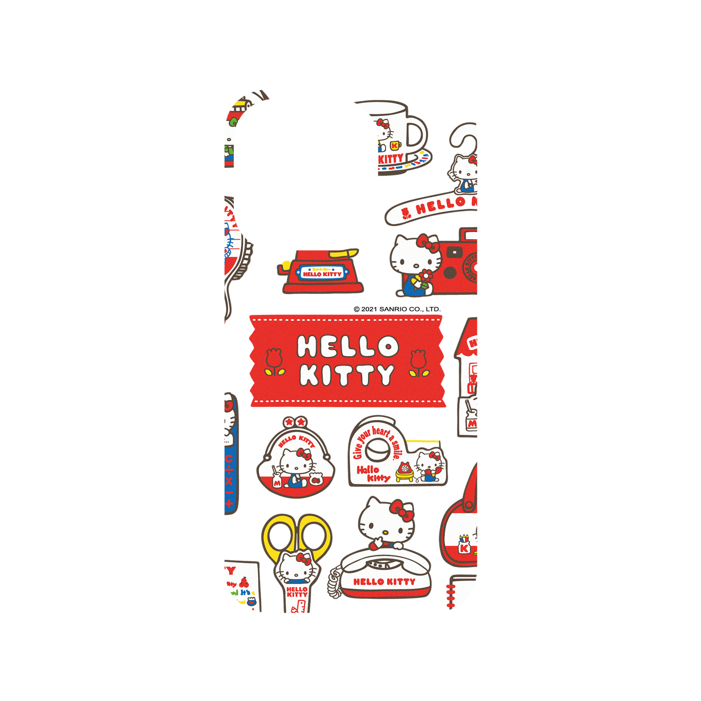 iPhone 14 Pro 犀牛盾SolidSuit聯名設計款防摔背蓋手機殼 Hello Kitty - Sticker-Hello Kitty生活小物