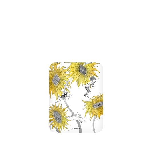 RHINOSHIELD X Jimmy SolidSuit Google Pixel 5 Case - Year of the Rabbit Series - Chasing in the sunflowers field