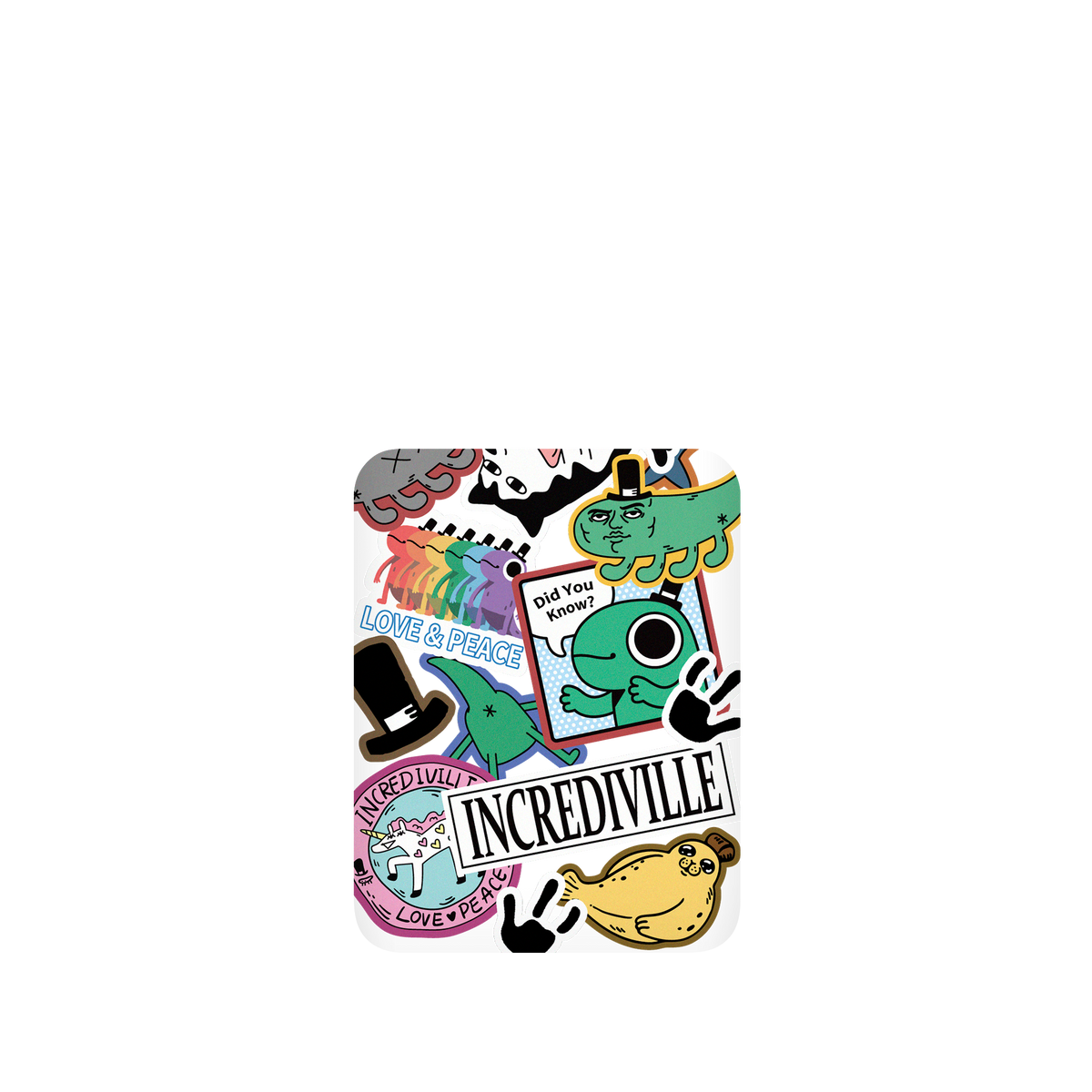 RhinoShield X Incrediville SolidSuit Google Pixel 5 Case - Odd Sticker Album