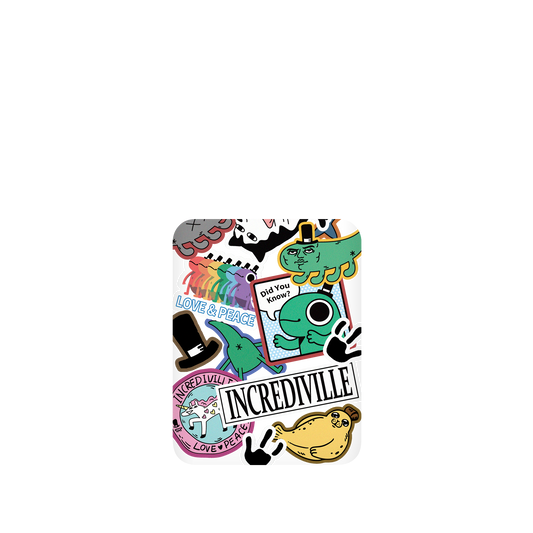 RhinoShield X Incrediville SolidSuit Google Pixel 5 Case - Odd Sticker Album