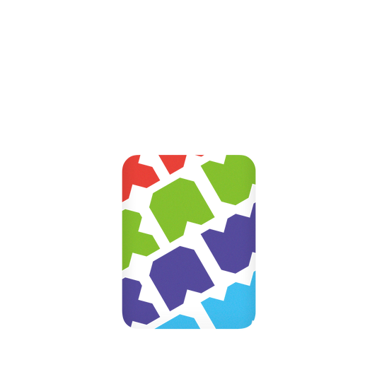 RhinoShield X JOCR SolidSuit Google Pixel 5 Case - Raw Rainbow Pattern Big