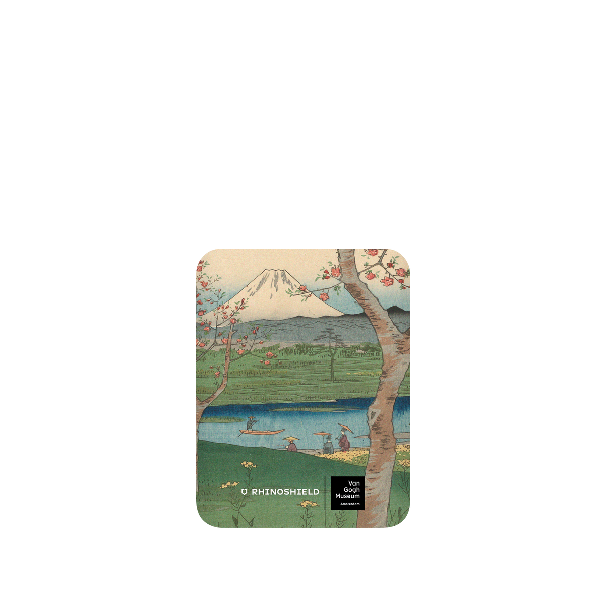 RHINOSHIELD X Van Gogh Museum  SolidSuit Google Pixel 5 Case - View of Mount Fuji from Koshigaya - Utagawa Hiroshige