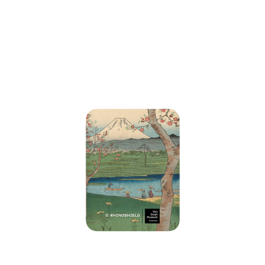 RHINOSHIELD X Van Gogh Museum  SolidSuit Google Pixel 5 Case - View of Mount Fuji from Koshigaya - Utagawa Hiroshige