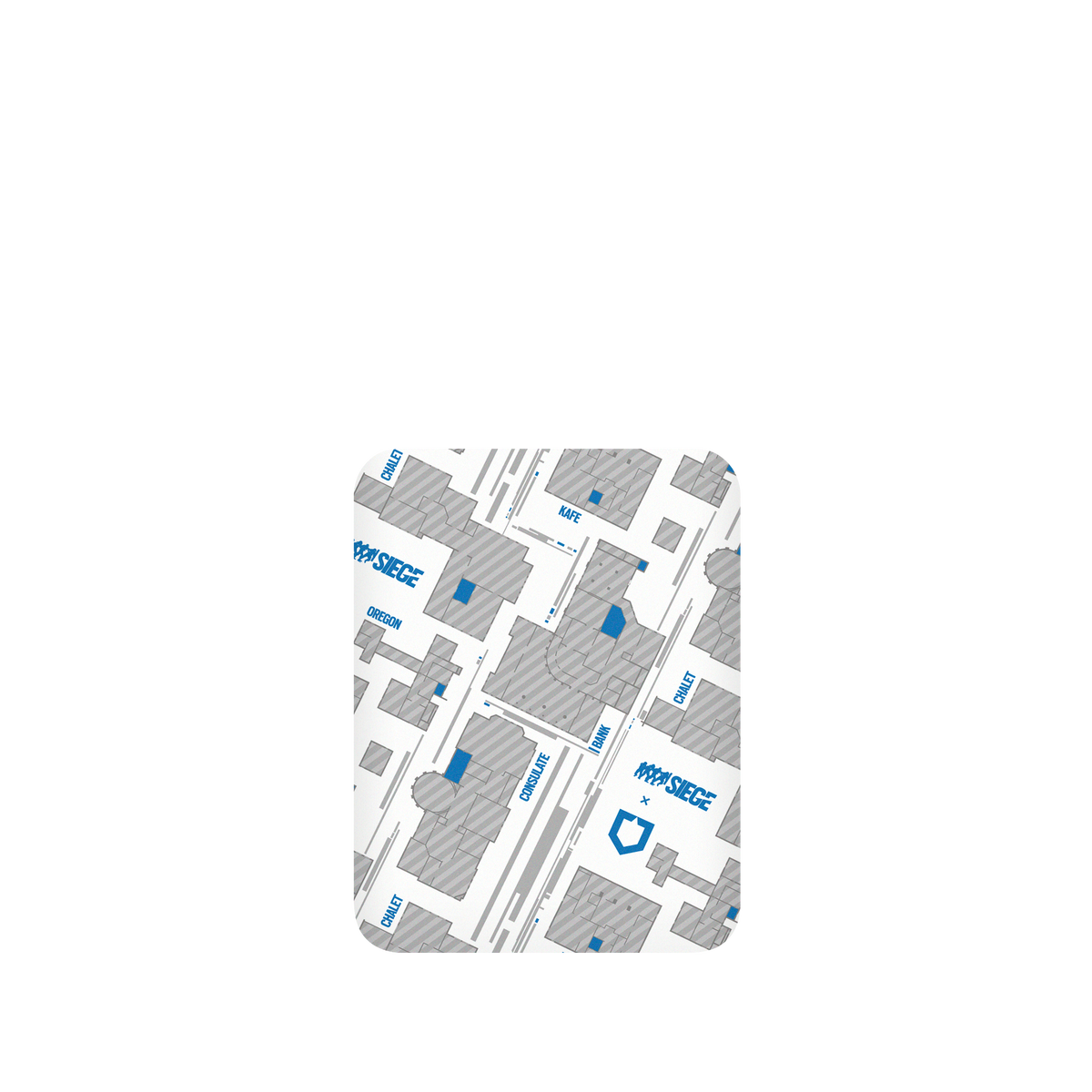 RhinoShield X 6: Siege SolidSuit Google Pixel 5 Case - Map - Blue