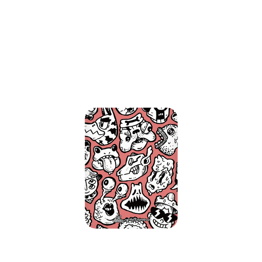 RhinoShield X Lei Melendres SolidSuit Google Pixel 5 Case - Puzzle Heads Red
