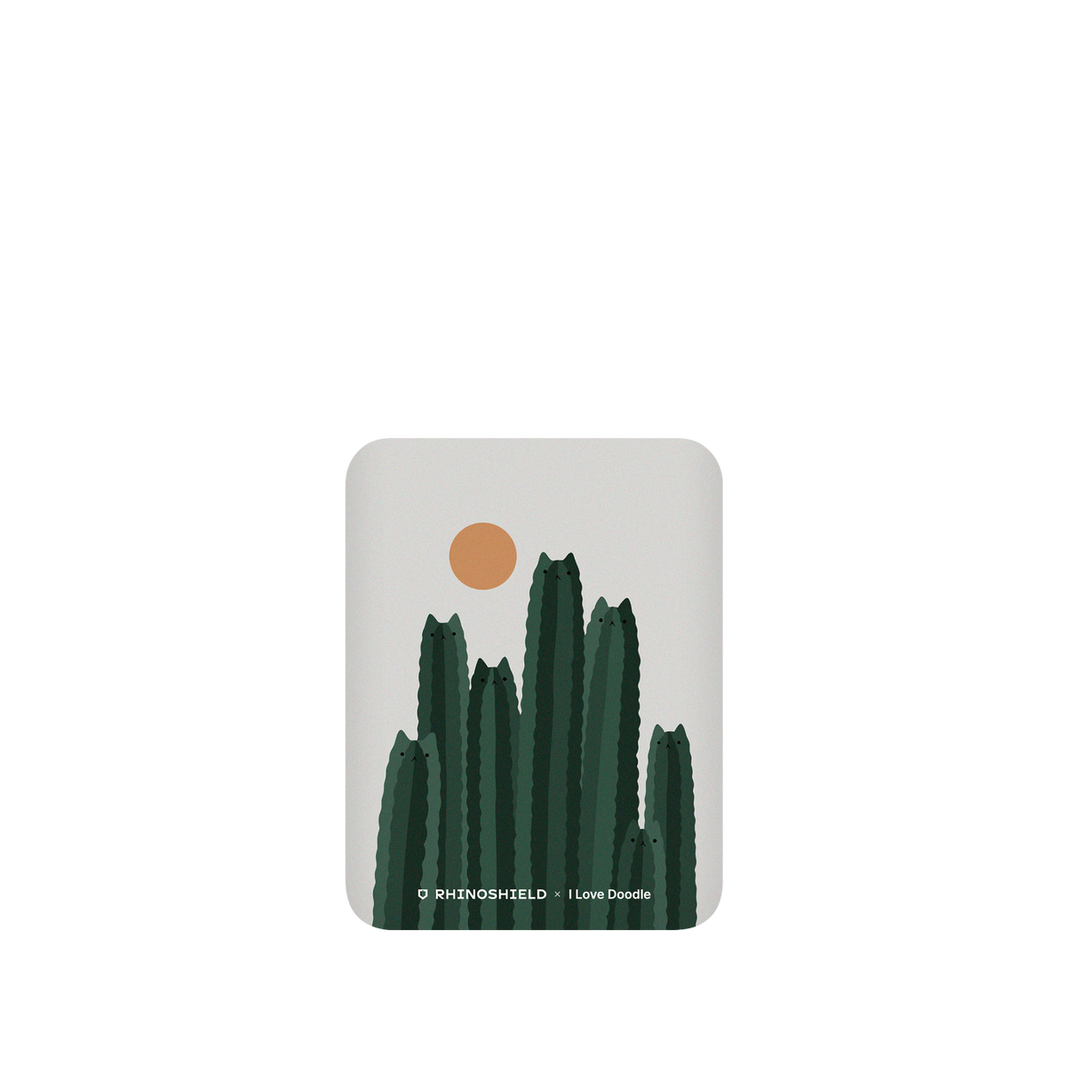 RhinoShield X I Love Doodle SolidSuit Google Pixel 5 Case - Cat and Plant - Cattus