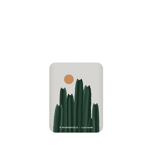 RhinoShield X I Love Doodle SolidSuit Google Pixel 5 Case - Cat and Plant - Cattus
