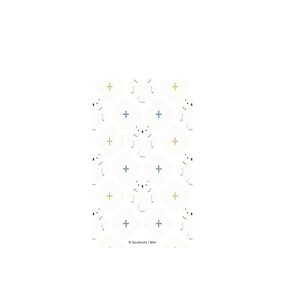 RhinoShield X Darylhochi SolidSuit Google Pixel 6 Case - White Flower