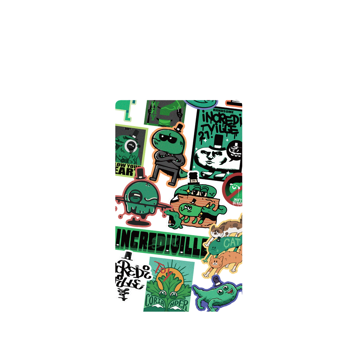 RhinoShield X Incrediville SolidSuit Google Pixel 6 Case - Odd Sticker Album Volume 2