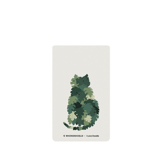 RhinoShield X I Love Doodle SolidSuit Google Pixel 6 Case - Cat and Plant - Meowstera