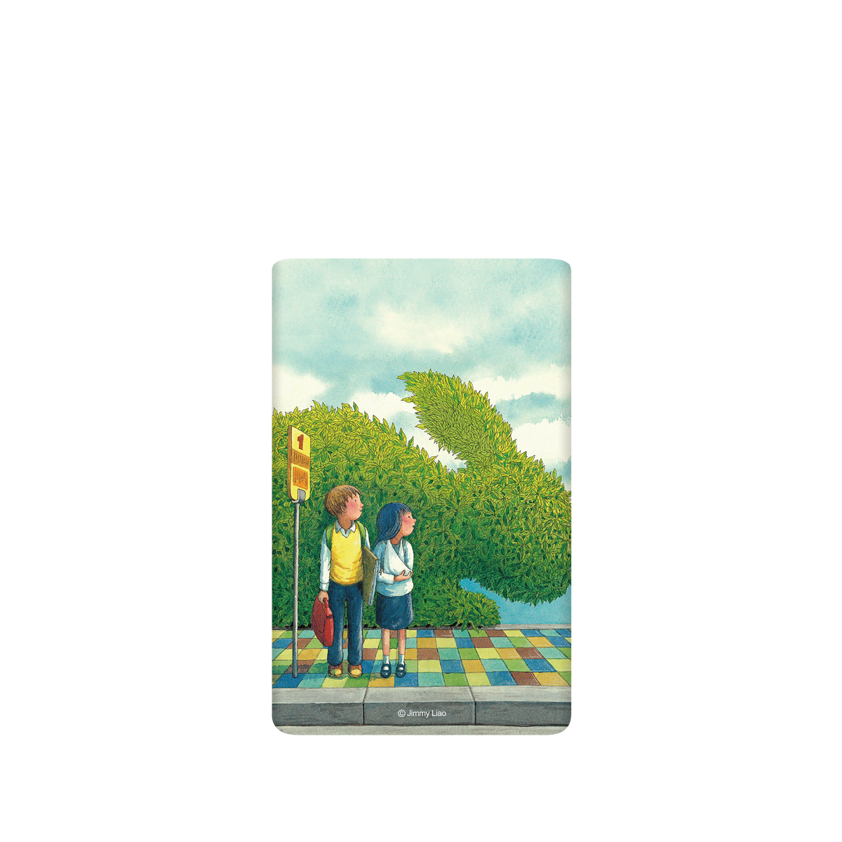 RHINOSHIELD X Jimmy SolidSuit Google Pixel 6 Pro Case - Year of the Rabbit Series - Waiting for the Bus