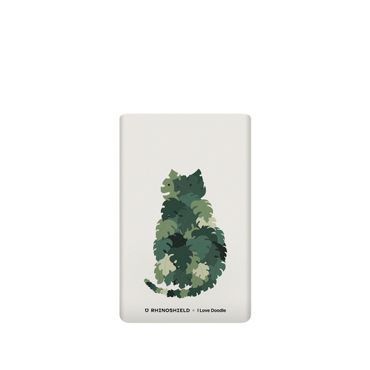 RhinoShield X I Love Doodle SolidSuit Google Pixel 6 Pro Case - Cat and Plant - Meowstera