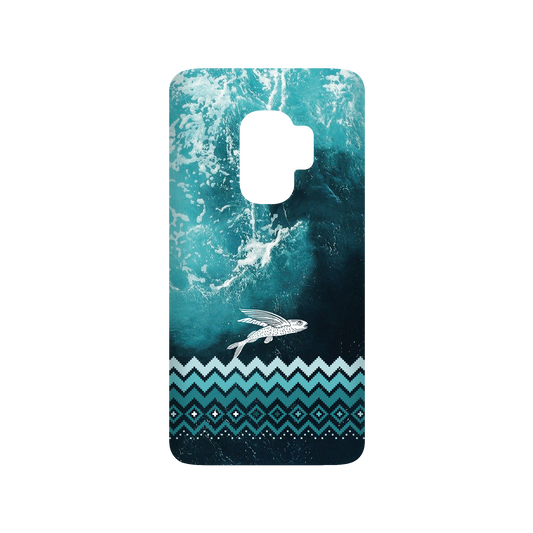 RHINOSHIELD X WasangShow SolidSuit Samsung Galaxy S9 Case - Flying Fish in the Deep Sea