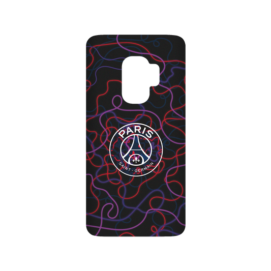 RHINOSHIELD X PSG SolidSuit Samsung Galaxy S9 Case - Paris Saint-Germain Neon Logo