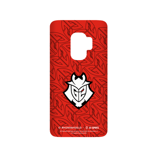 RhinoShield X G2 Esports SolidSuit Samsung Galaxy S9 Case - G2 - Red Pattern