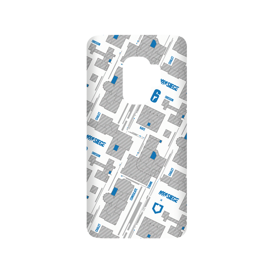 RhinoShield X 6: Siege SolidSuit Samsung Galaxy S9 Case - Map - Blue