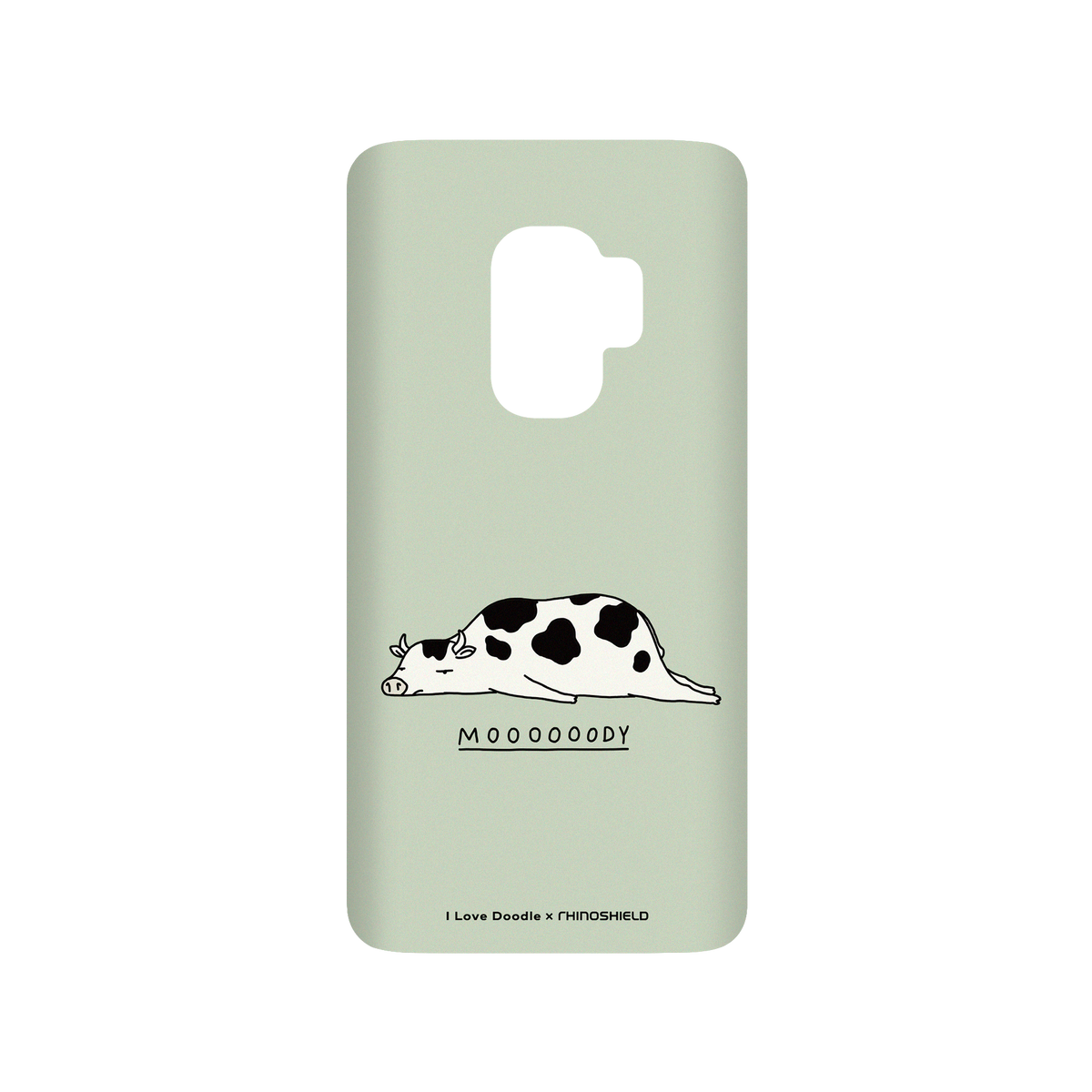 RhinoShield X I Love Doodle SolidSuit Samsung Galaxy S9 Case - Mooooody