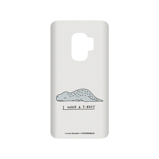 RhinoShield X I Love Doodle SolidSuit Samsung Galaxy S9 Case - I Need A T-rest