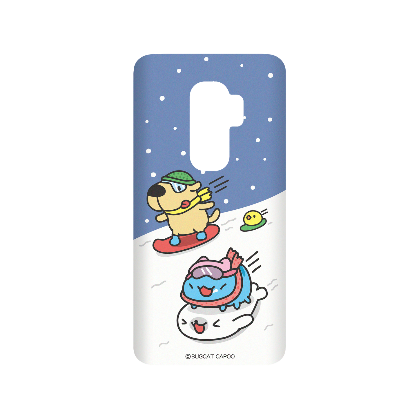 RhinoShield X BUGCAT CAPOO SolidSuit Samsung Galaxy S9+ Case - Fun of Skiing