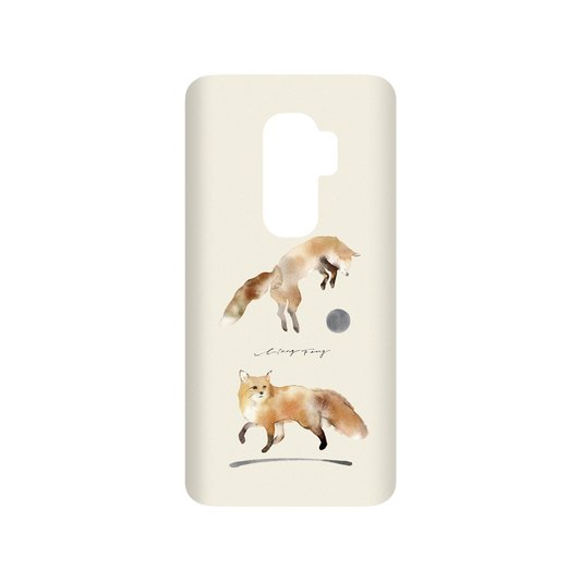 RHINOSHIELD X Liang Feng SolidSuit Samsung Galaxy S9+ Case - foxes