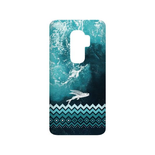 RHINOSHIELD X WasangShow SolidSuit Samsung Galaxy S9+ Case - Flying Fish in the Deep Sea
