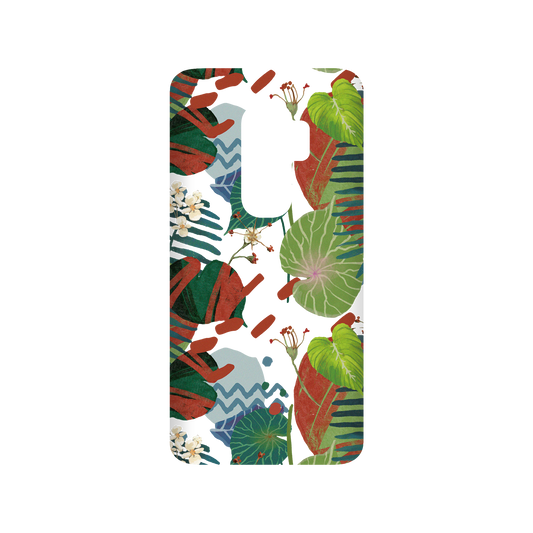 RHINOSHIELD X WasangShow SolidSuit Samsung Galaxy S9+ Case - Tropical Leaves