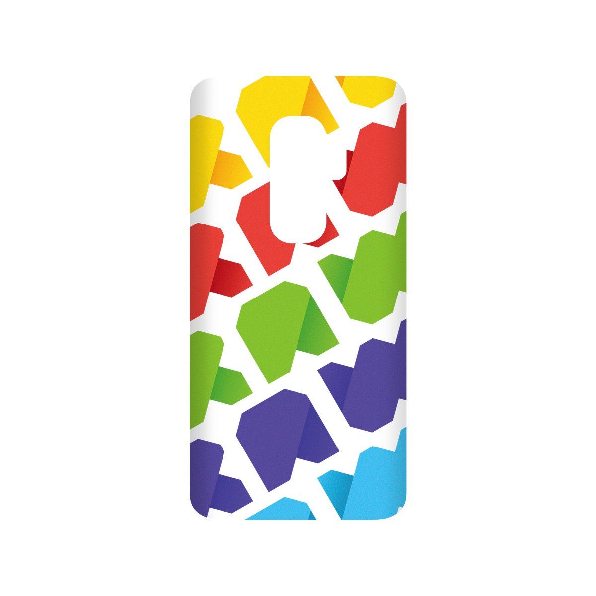 RhinoShield X JOCR SolidSuit Samsung Galaxy S9+ Case - Raw Rainbow Pattern Big