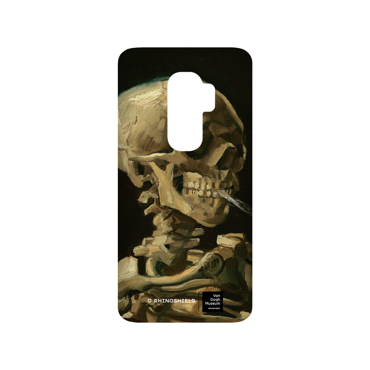 RhinoShield X Van Gogh Museum SolidSuit Samsung Galaxy S9+ Case - Head of a Skeleton with a Burning Cigarette