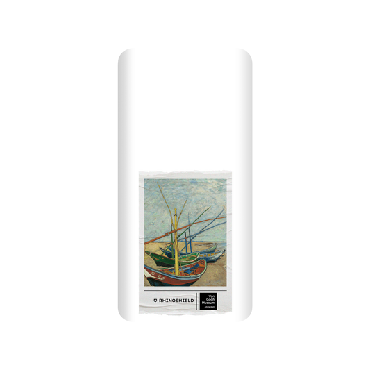 RHINOSHIELD X Van Gogh Museum  SolidSuit Samsung Galaxy S9+ Case - Fishing Boats on the Beach - Ticket