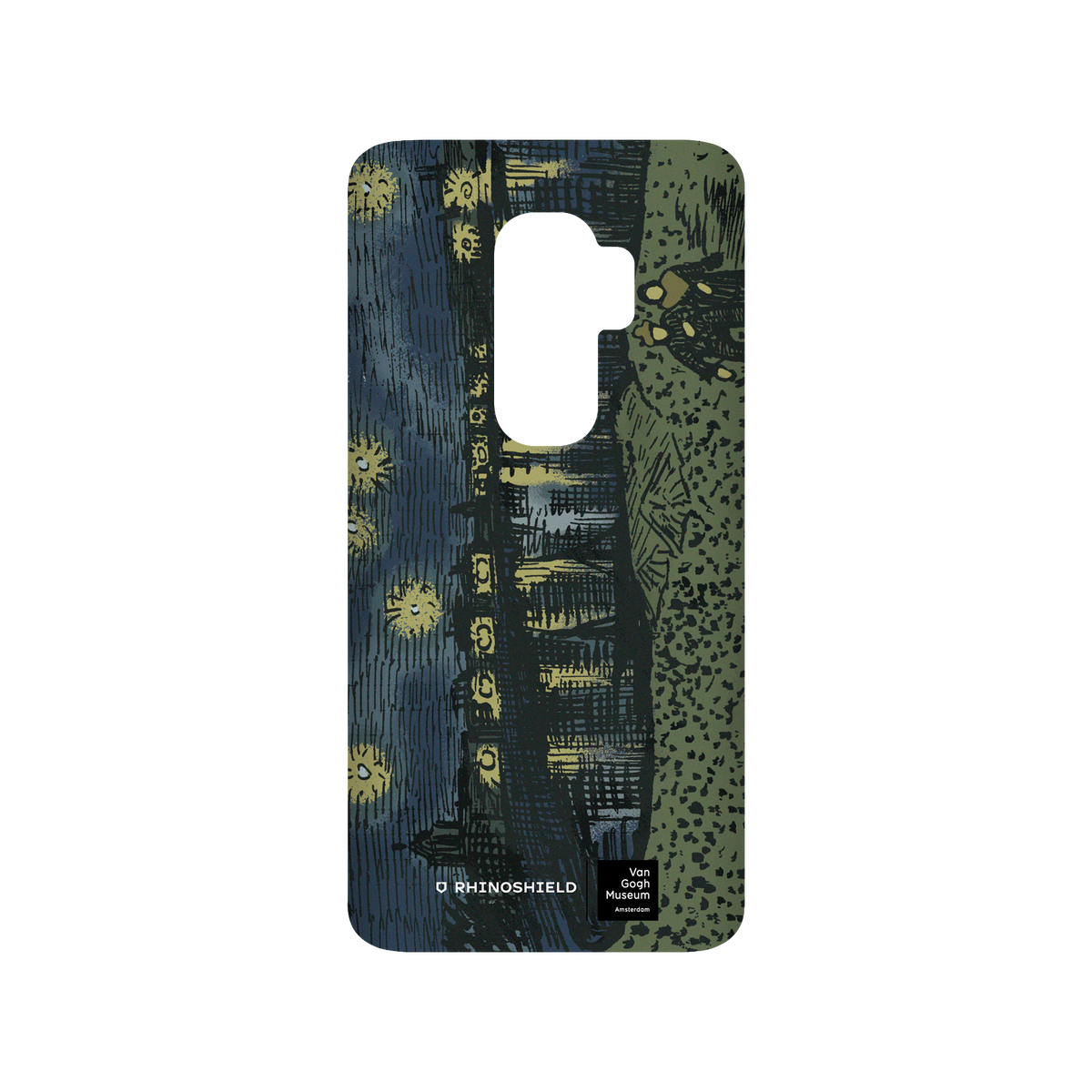 RHINOSHIELD X Van Gogh Museum  SolidSuit Samsung Galaxy S9+ Case - Sketch of Starry Night Over the Rhône - Recolored by RHINOSHIELD