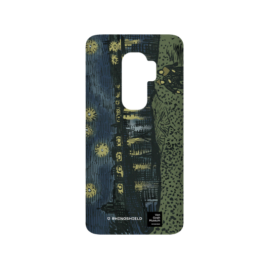 RHINOSHIELD X Van Gogh Museum  SolidSuit Samsung Galaxy S9+ Case - Sketch of Starry Night Over the Rhône - Recolored by RHINOSHIELD