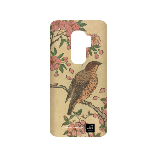 RHINOSHIELD X Van Gogh Museum  SolidSuit Samsung Galaxy S9+ Case - Cherry Blossoms and Shrike - Utagawa Hiroshige III