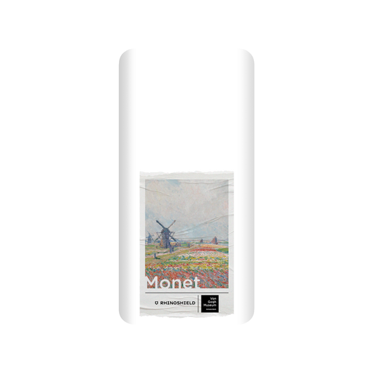 RHINOSHIELD X Van Gogh Museum  SolidSuit Samsung Galaxy S9+ Case - Tulip Fields and Windmills - Claude Monet