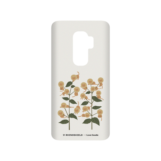 RhinoShield X I Love Doodle SolidSuit Samsung Galaxy S9+ Case - Cat and Plant - Catmouflage