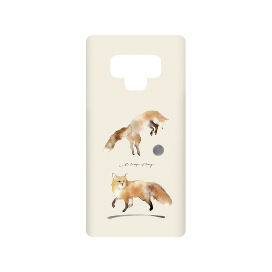 RHINOSHIELD X Liang Feng SolidSuit Samsung Galaxy Note9 Case - foxes