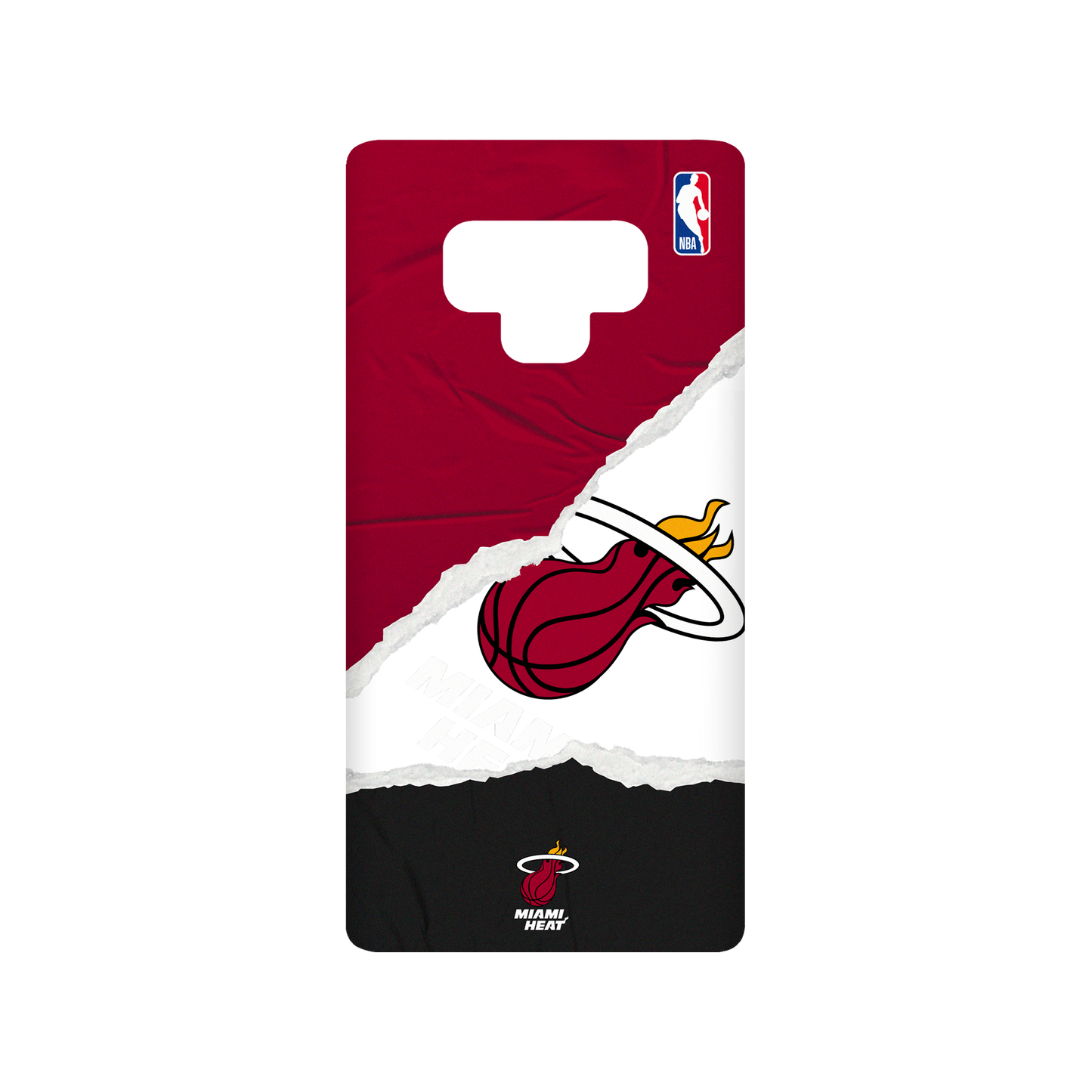 RhinoShield X NBA SolidSuit Samsung Galaxy Note9 Case - Miami Heats - Sweat and Tears