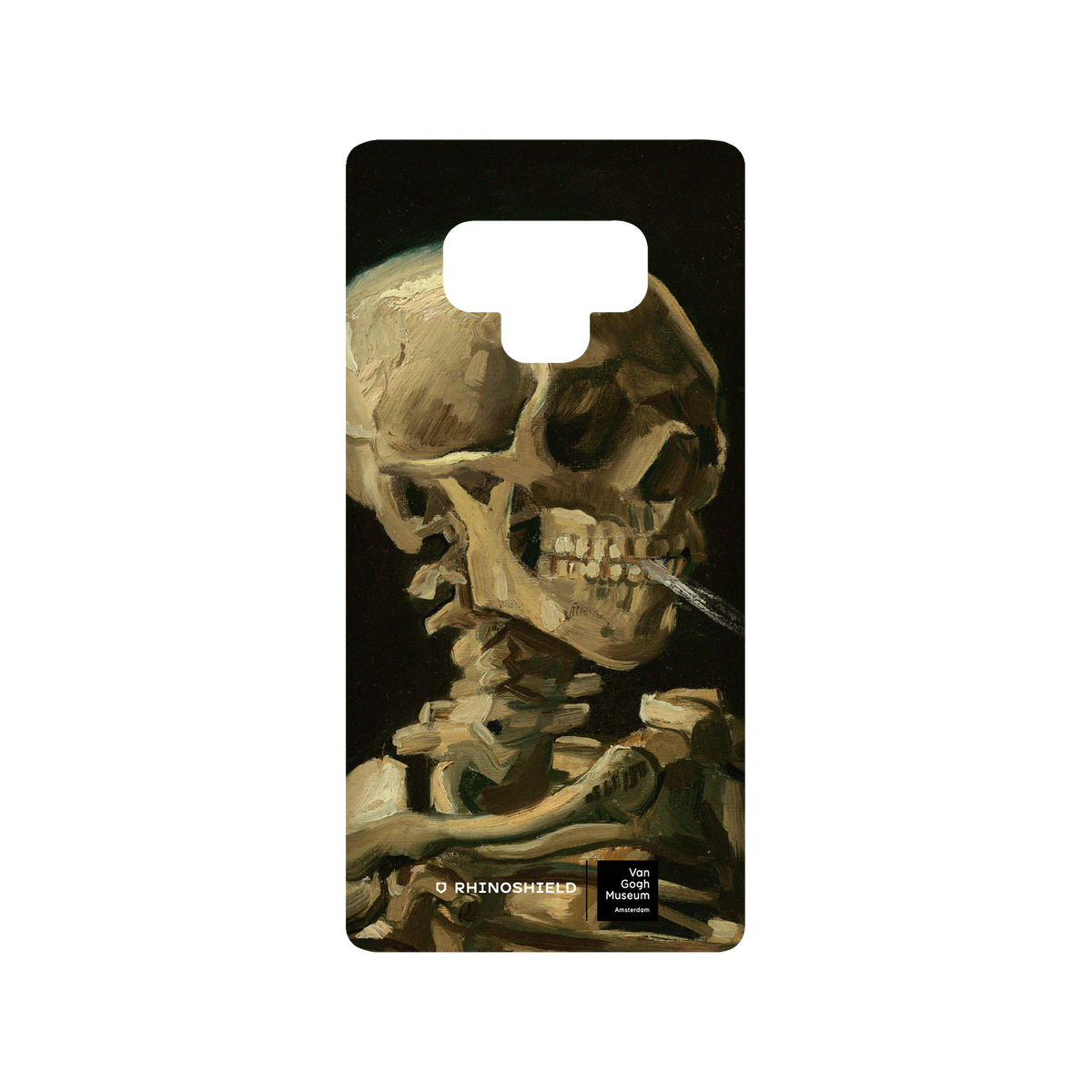 RhinoShield X Van Gogh Museum SolidSuit Samsung Galaxy Note9 Case - Head of a Skeleton with a Burning Cigarette