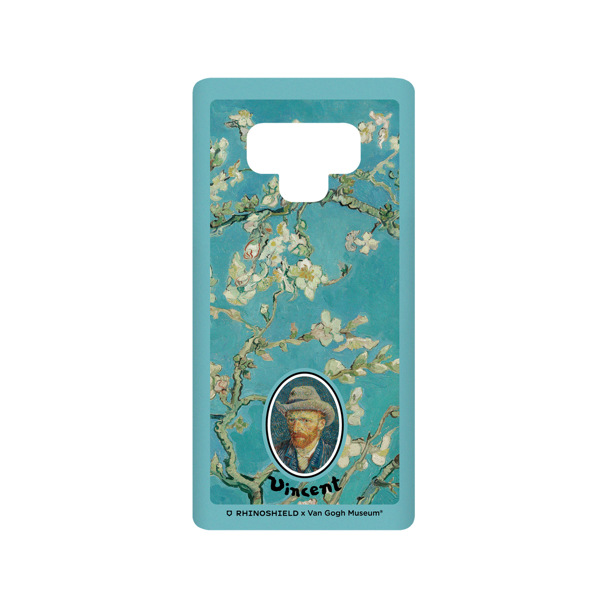RhinoShield X Van Gogh Museum SolidSuit Samsung Galaxy Note9 Case - Almond Blossom - Frame