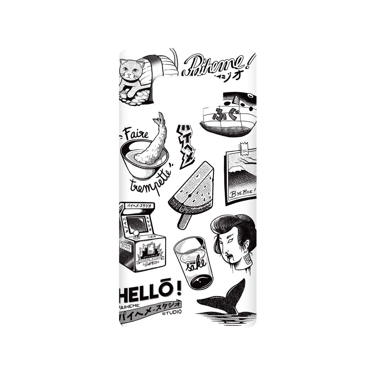 RhinoShield X Paiheme Studio SolidSuit Samsung Galaxy Note9 Case - Paiheme Mix