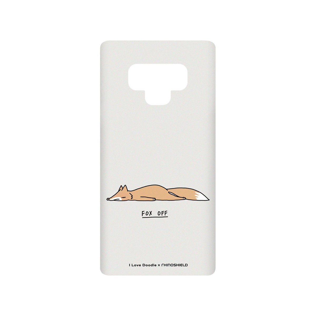 RhinoShield X I Love Doodle SolidSuit Samsung Galaxy Note9 Case - Fox Off