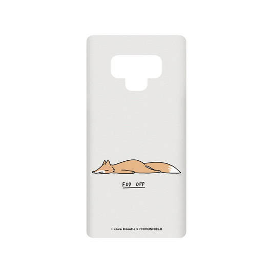 RhinoShield X I Love Doodle SolidSuit Samsung Galaxy Note9 Case - Fox Off