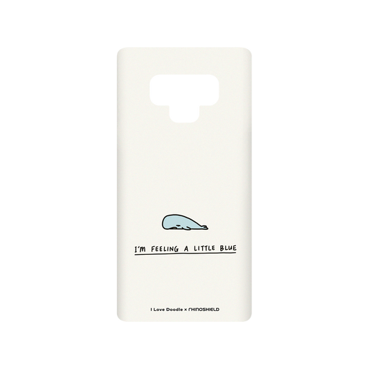 RhinoShield X I Love Doodle SolidSuit Samsung Galaxy Note9 Case - I'm Feeling A Little Blue